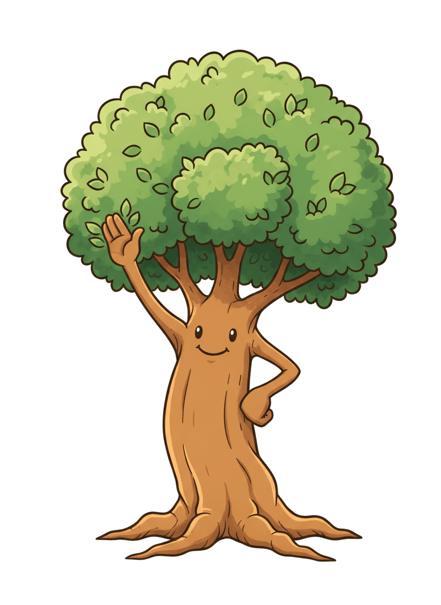 Goundi, mascotte arbre rônier et gardien des domaines